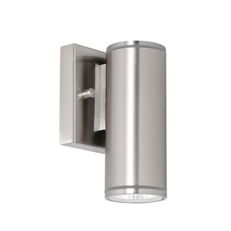 Afx Beverly 10-in. Outdoor LED Wall Sconce, Satin Nickel BVYW0410LAJUDSN